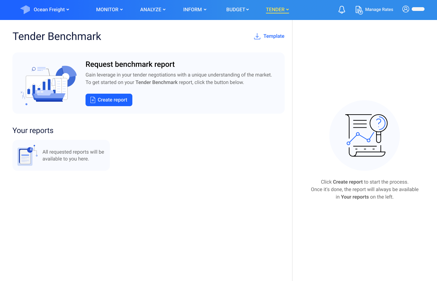 Products Tender Benchmark Tool